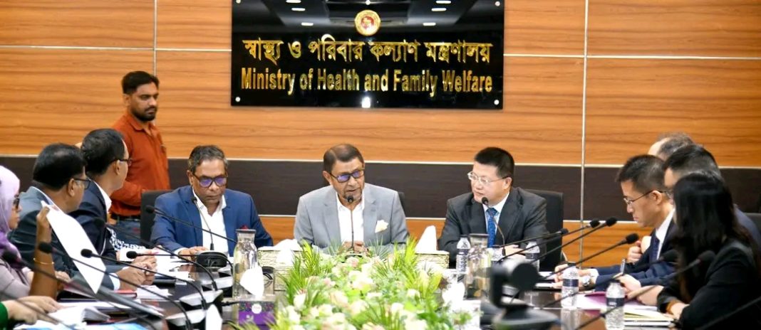Amb Yao Wen met Health Min Sardar M Sakhawat Amb Yao Wen met Health Min Sardar M Sakhawat